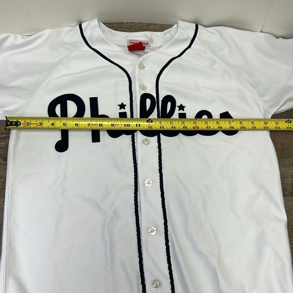 Mitchell & Ness Vintage Cooperstown Philadelphia Phillies Jimmie Fox #4 Jersey - Picture 9 of 11